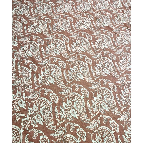 Pottery Barn Alessandra Twin Duvet Cover Terracotta Linen Blend - Picture 4 of 4